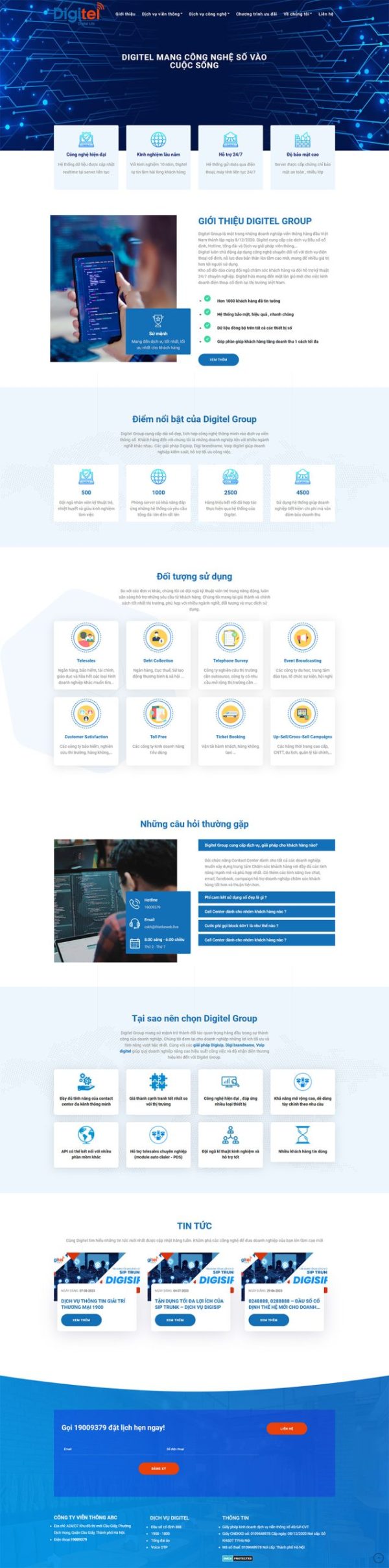Themeweb dịch vụ công nghệ digitech