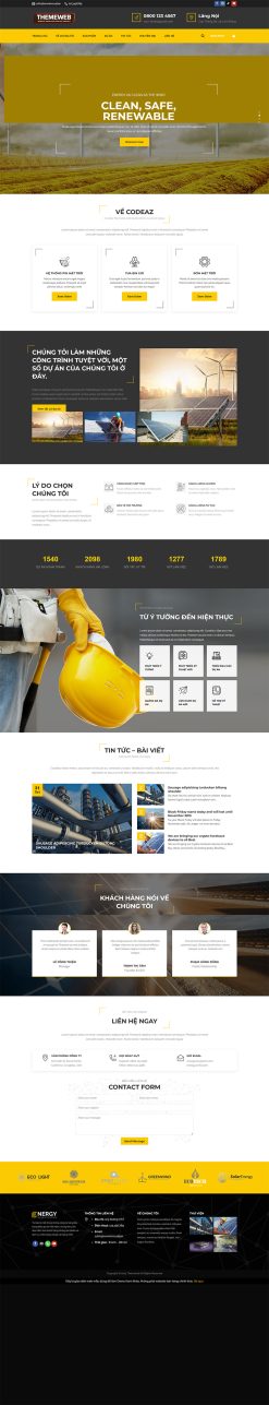 Themeweb năng lượng mặt trời