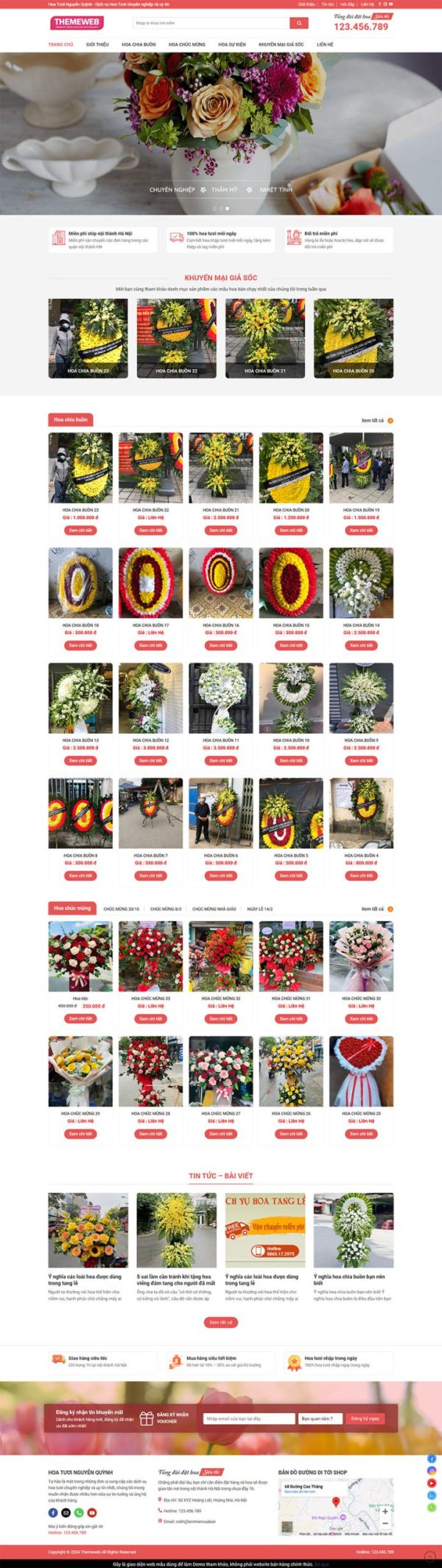 Themeweb shop hoa tươi nguyễn quỳnh