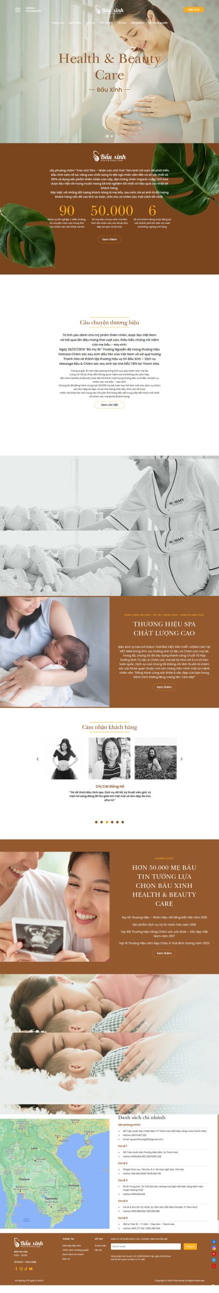 Themeweb giới thiệu dịch vụ mẹ bầu