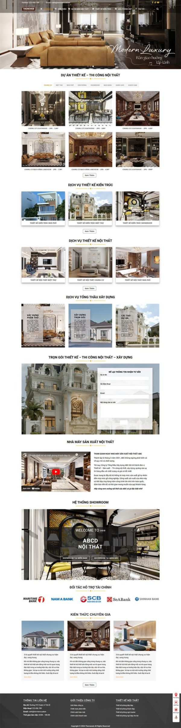 Themeweb thiết kế nội thất hải dương