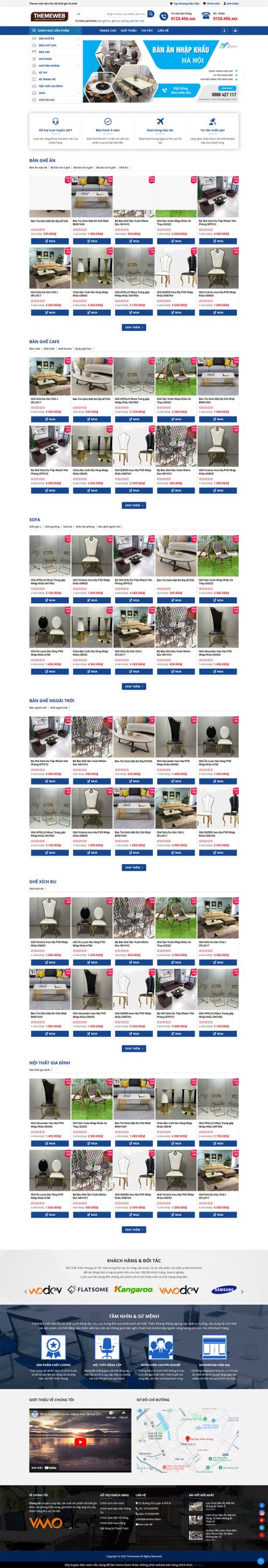 Themeweb cửa hàng bán đồ nội thất hà nội