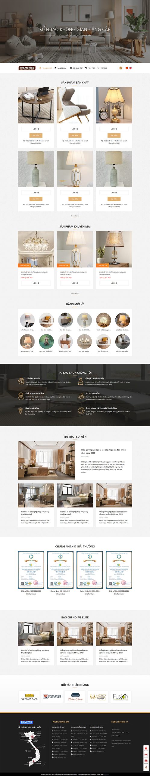 Themeweb bán hàng nội thất việt