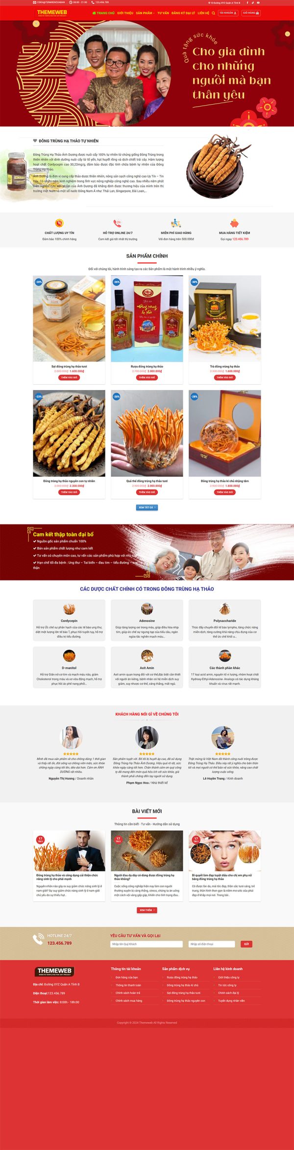 Themeweb bán đông trùng hạ thảo
